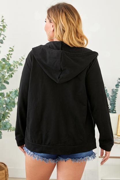 Zip Up Hooded With Pockets | Jacket