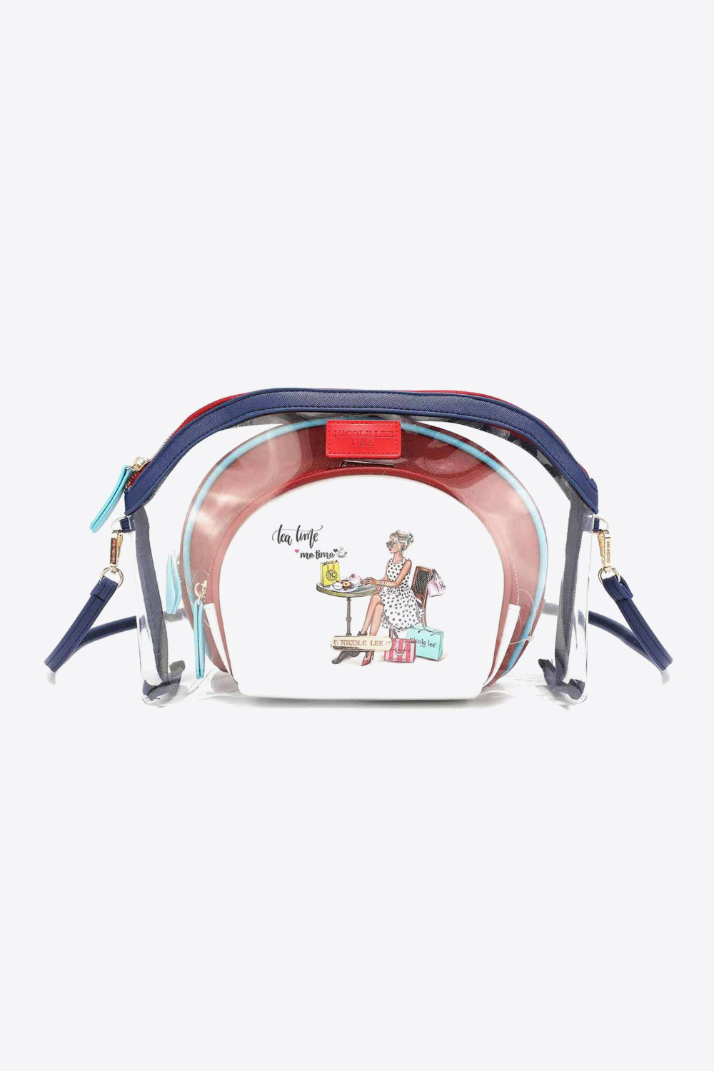 3-Piece Patterned Crossbody | Pouch