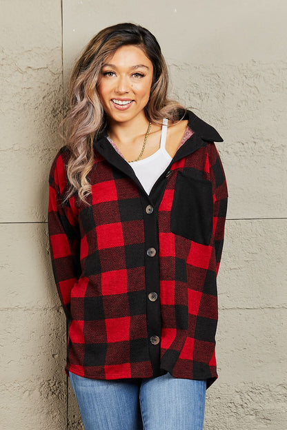 Contrast Plaid | Shacket
