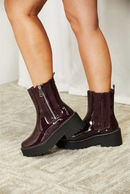 Side Zip Platform | Boots