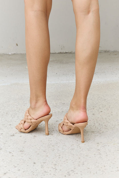 Double Braided Strap Mule | Heels