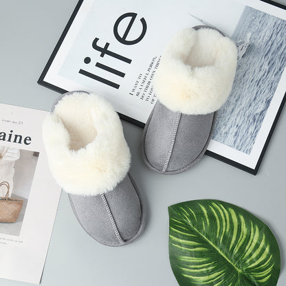 Faux Suede Center Seam | Slippers