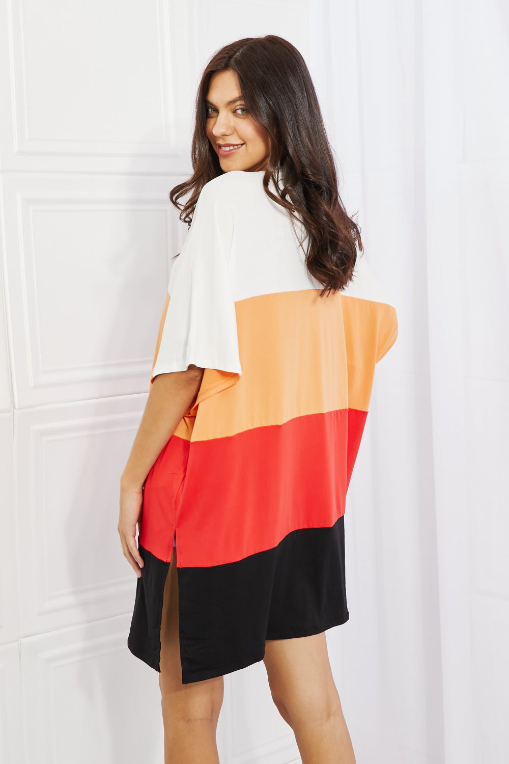 Color Block Short Sleeve | Cardigan