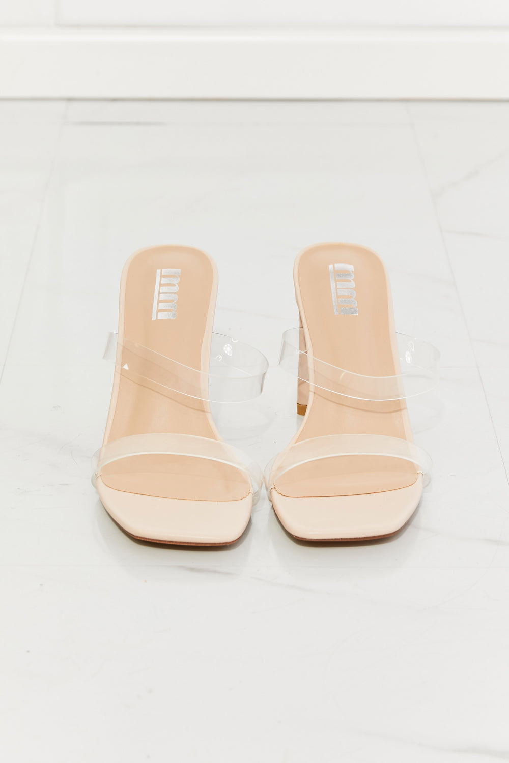 Transparent Double Band Heeled | Sandal