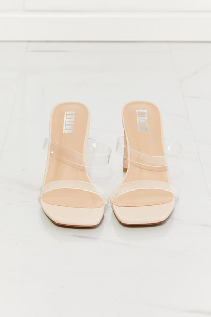 Transparent Double Band Heeled | Sandal