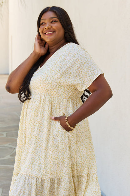 Cream Kimono Sleeve Midi | Dress