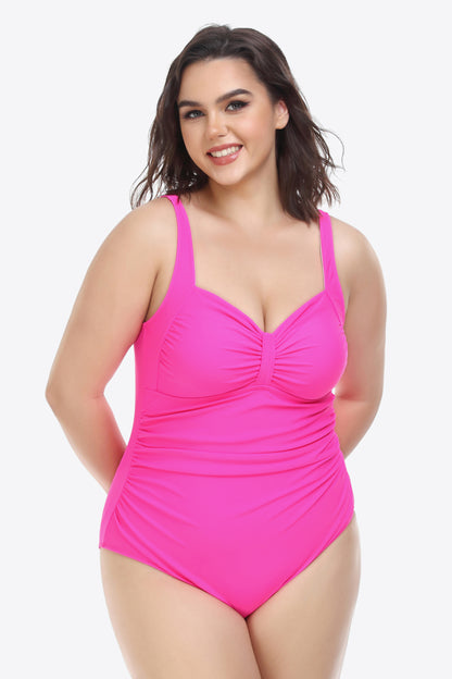 Sleeveless Plunge | One-Piece Swimsuit
