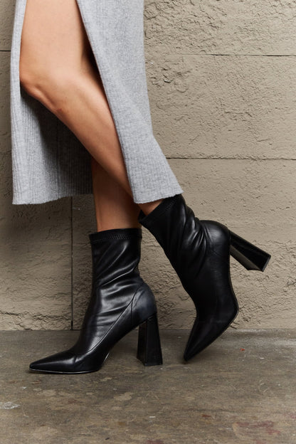 Block Heel Sock | Boots