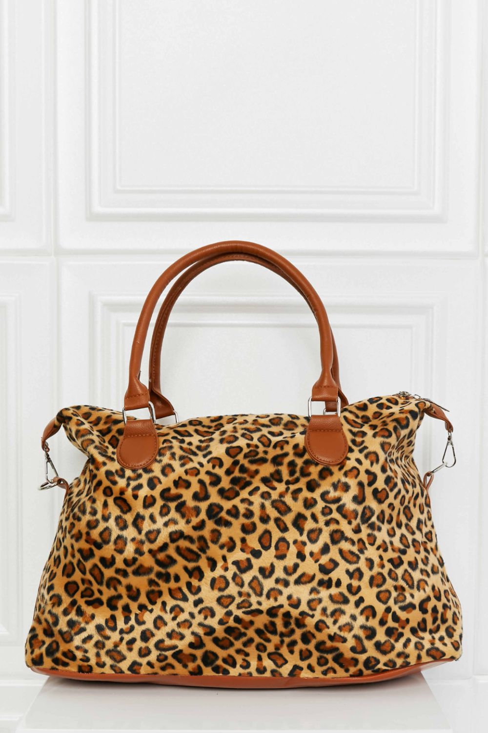 Brushed Leopard Print | Weekender Bag