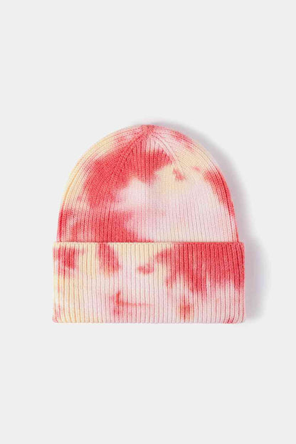 Tie-Dye Cuffed Rib-Knit Beanie | Hat