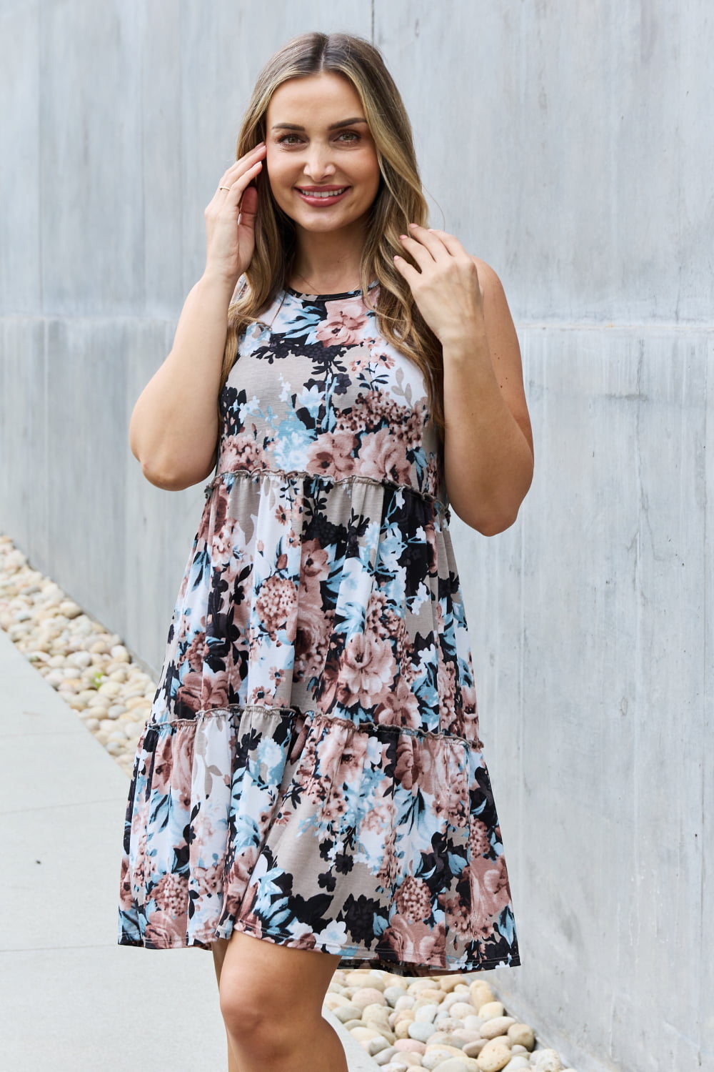 Floral Sleeveless | Dress