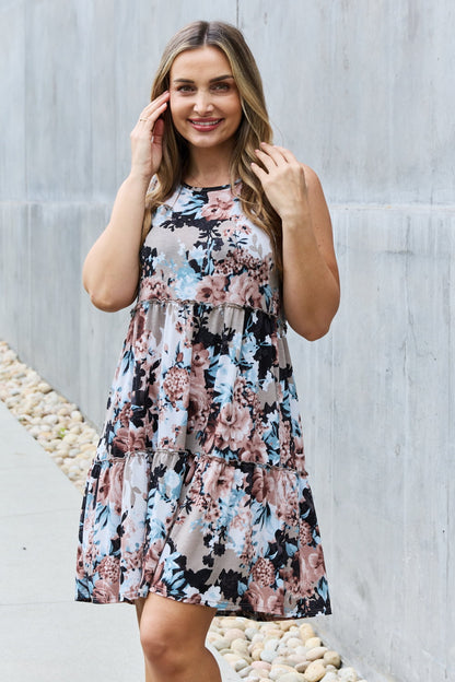 Floral Sleeveless | Dress