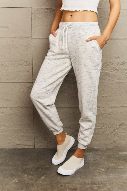 Tie Waist Long | Sweatpants