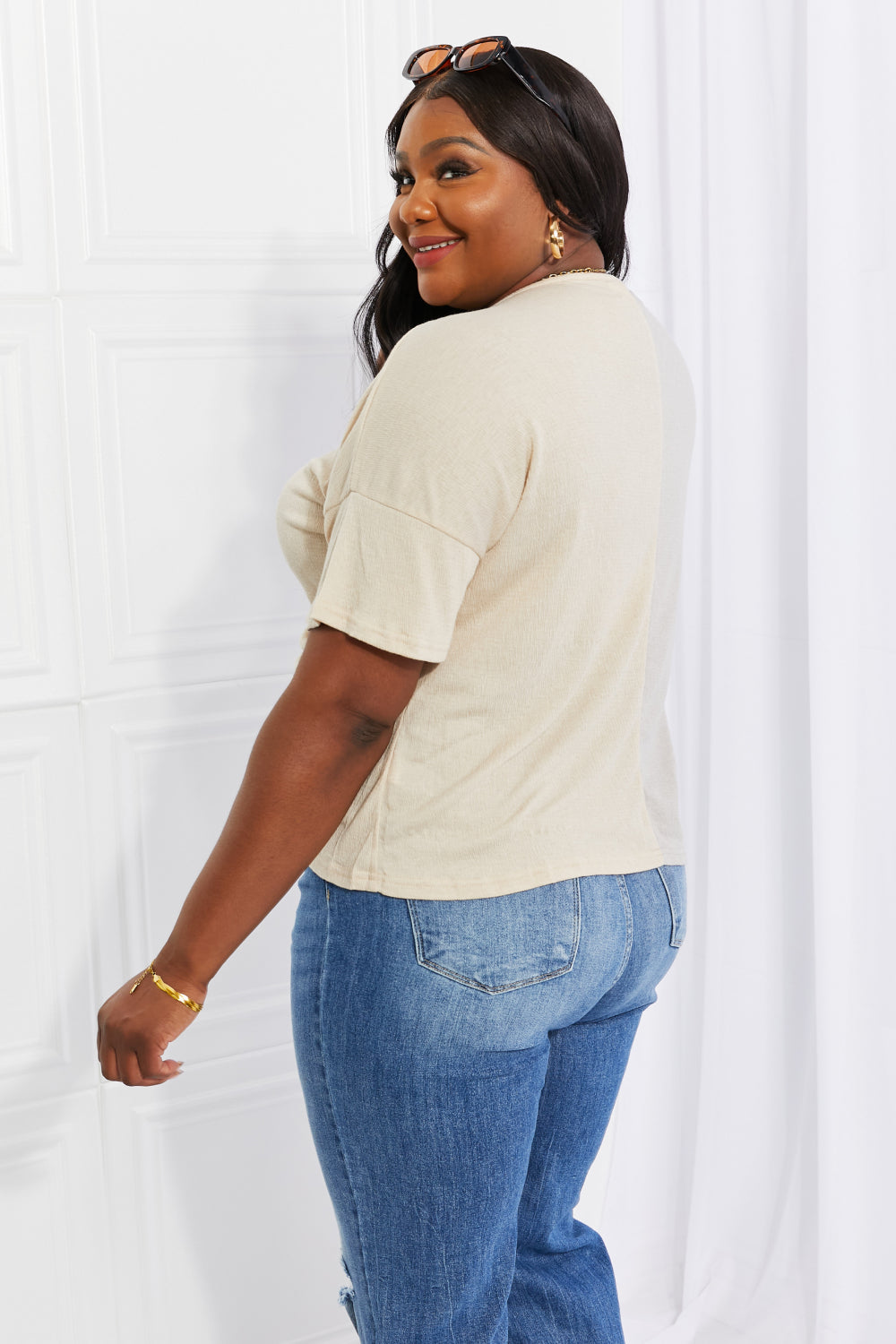 Cinched Color Block | Top