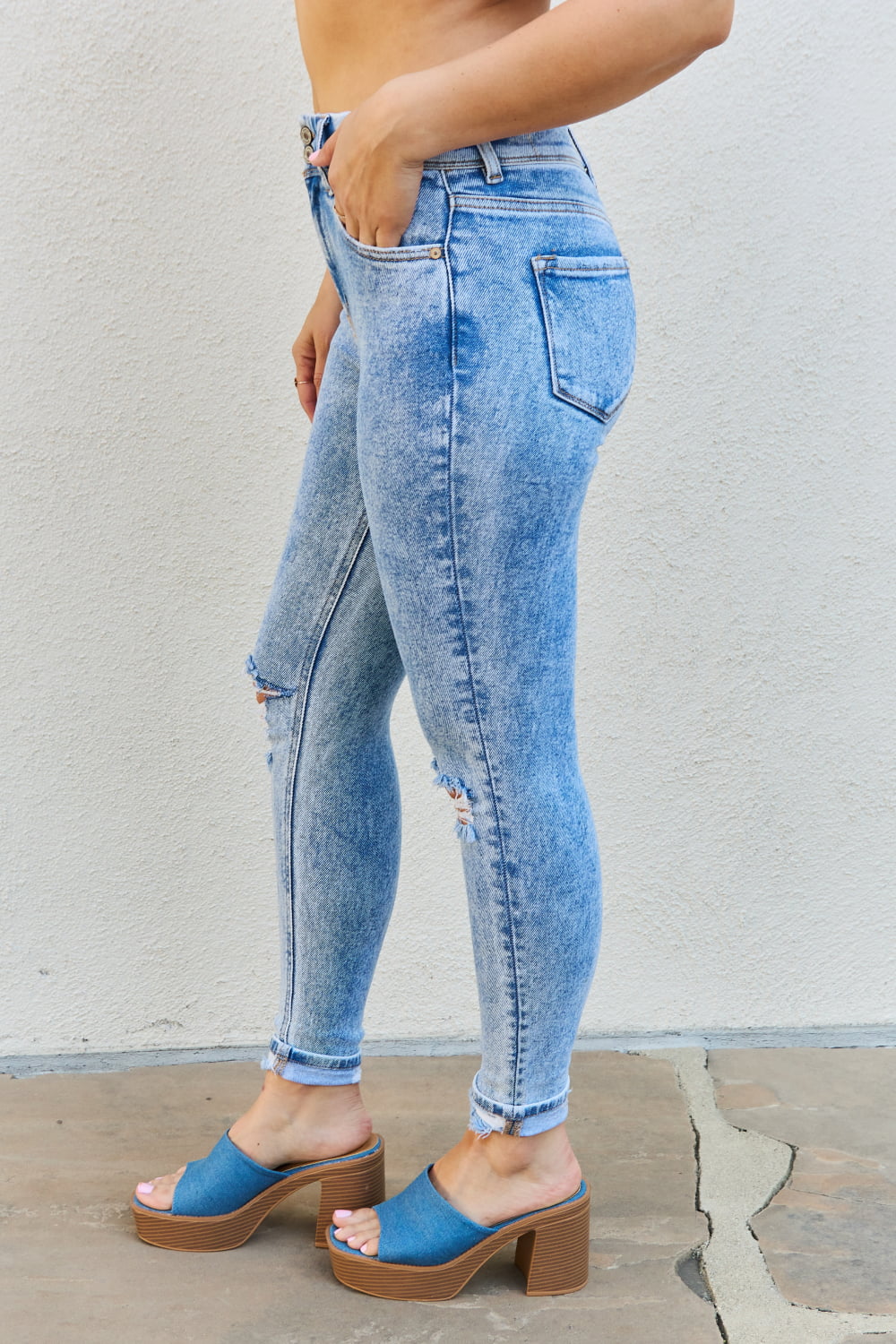 High Rise Ripped Skinny | Jeans