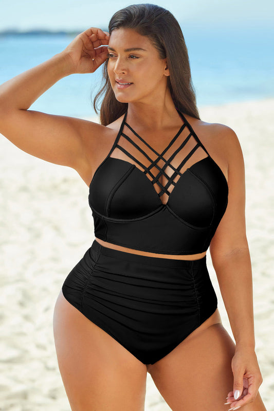 Ruched Crisscross | Two-Piece Swimsuit