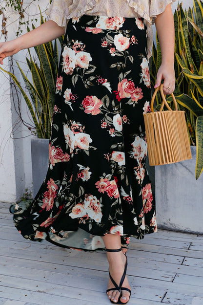Floral High-Rise | Skirt