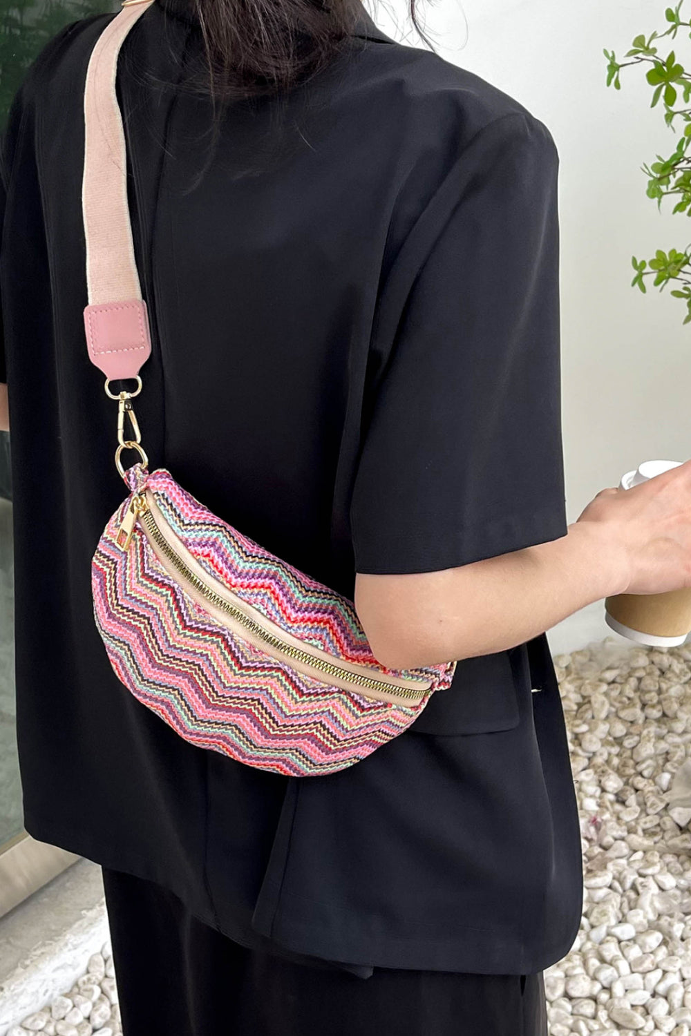 Zigzag Straw | Sling Bag