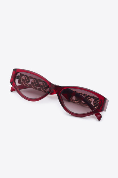 Chain Detail Temple Cat Eye | Sunglasses