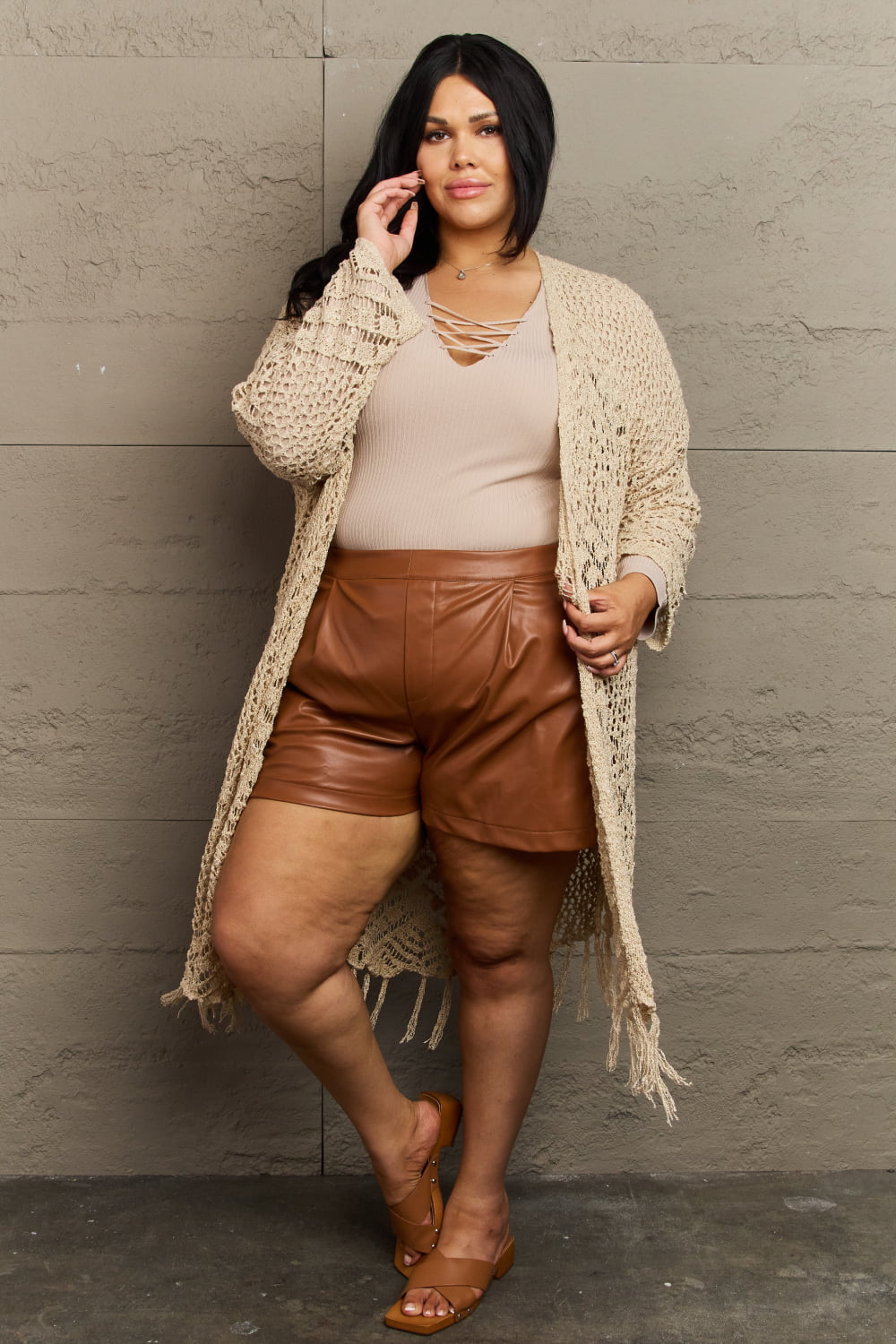 Western Knit Fringe | Cardigan