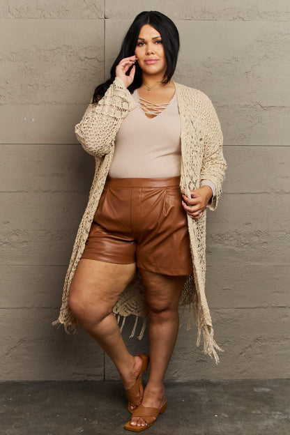 Western Knit Fringe | Cardigan