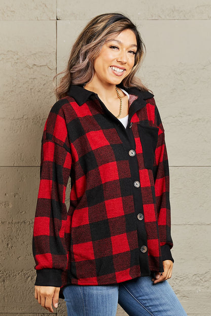 Contrast Plaid | Shacket