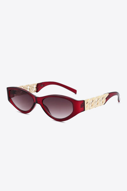 Chain Detail Temple Cat Eye | Sunglasses