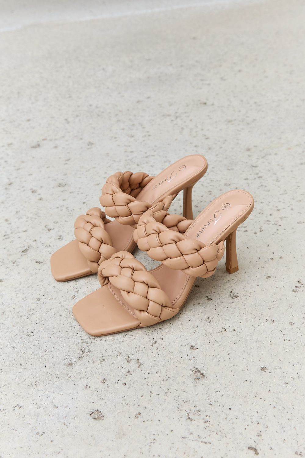 Double Braided Strap Mule | Heels