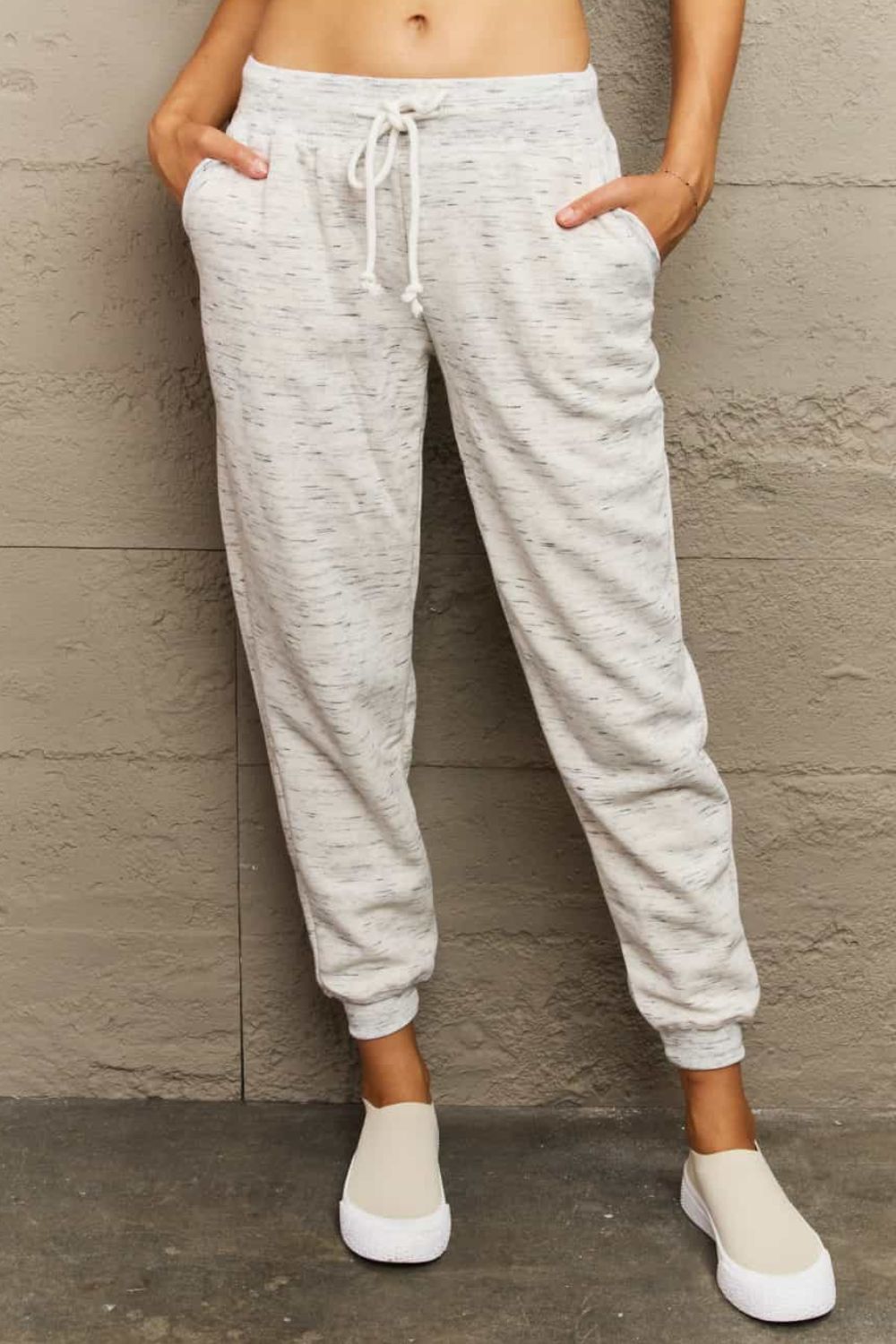 Tie Waist Long | Sweatpants