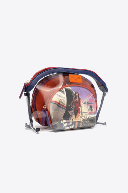 3-Piece Patterned Crossbody | Pouch