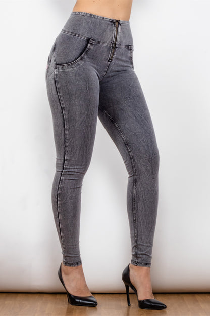 Comfy Huggers Zip Closure Skinny | Jeans