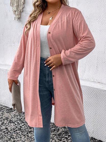 Button Down Longline | Cardigan
