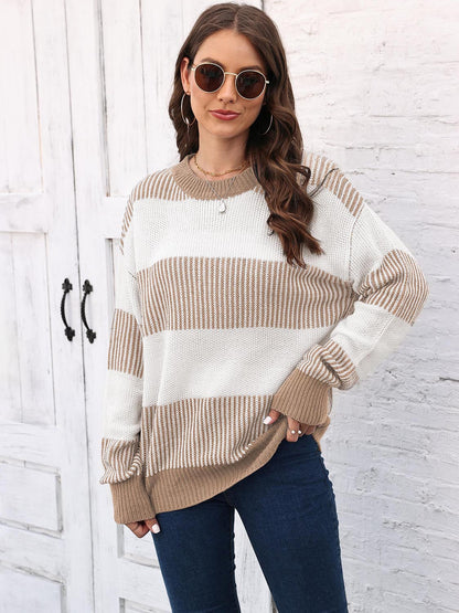 Round Neck Drop Shoulder | Sweater