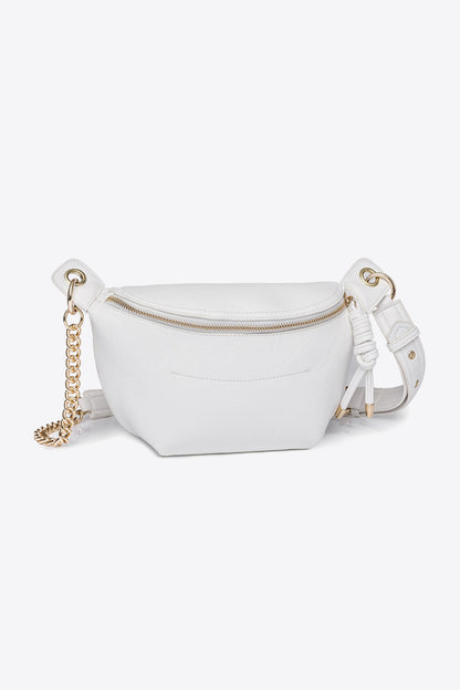 Vegan Leather Chain Strap Crossbody | Bag