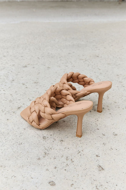 Double Braided Strap Mule | Heels