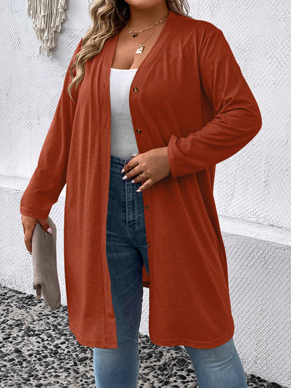 Button Down Longline | Cardigan