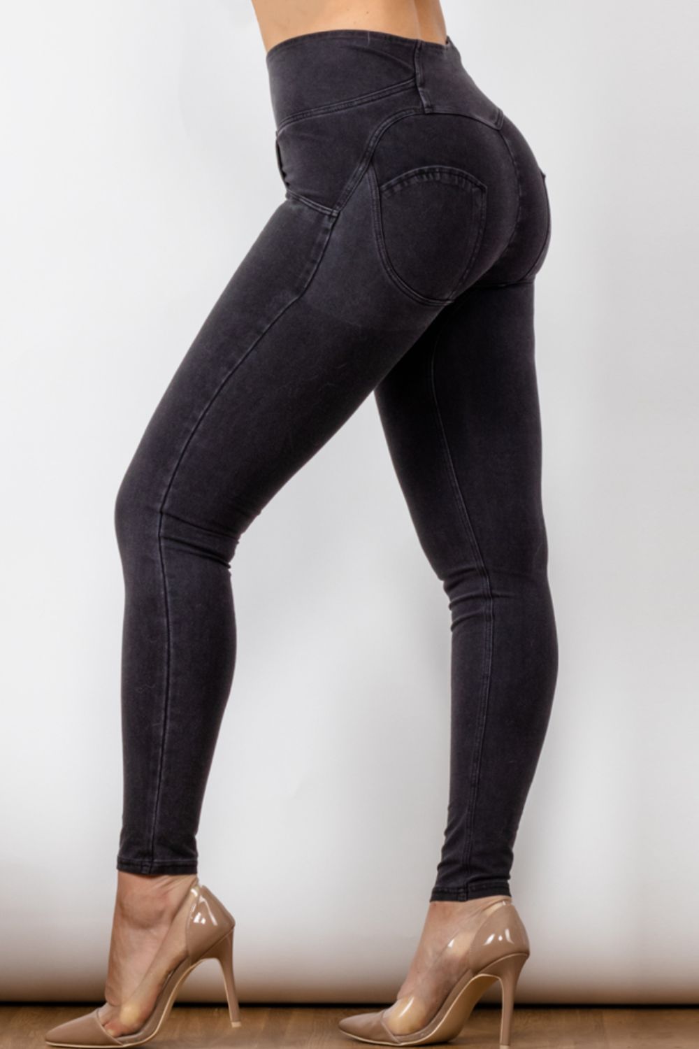 Comfy Huggers High Waist Skinny Long | Jeans
