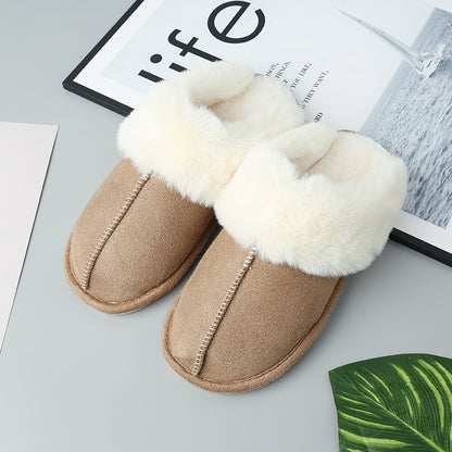 Faux Suede Center Seam | Slippers