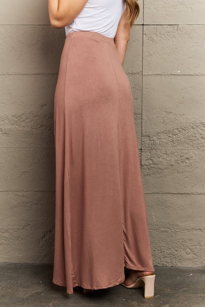 Flare Maxi in Chocolate | Skirt