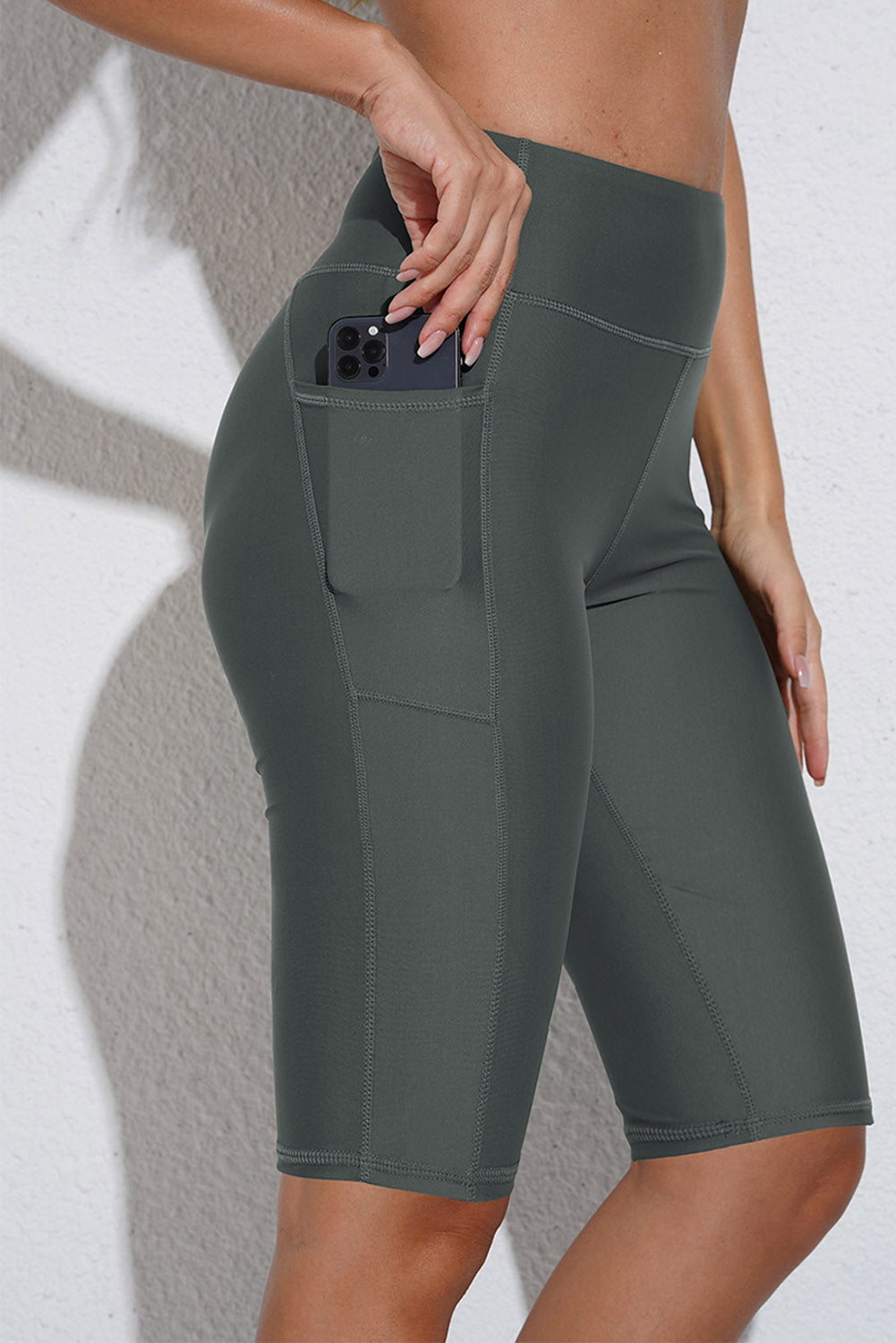 Swim Biker Shorts with Pockets | Swimwear