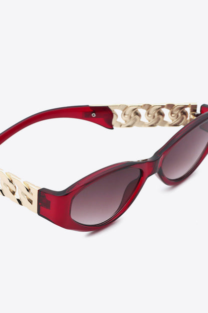 Chain Detail Temple Cat Eye | Sunglasses