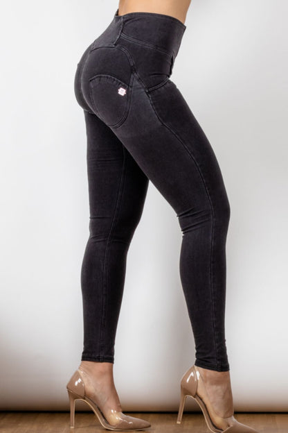Comfy Huggers High Waist Skinny Long | Jeans