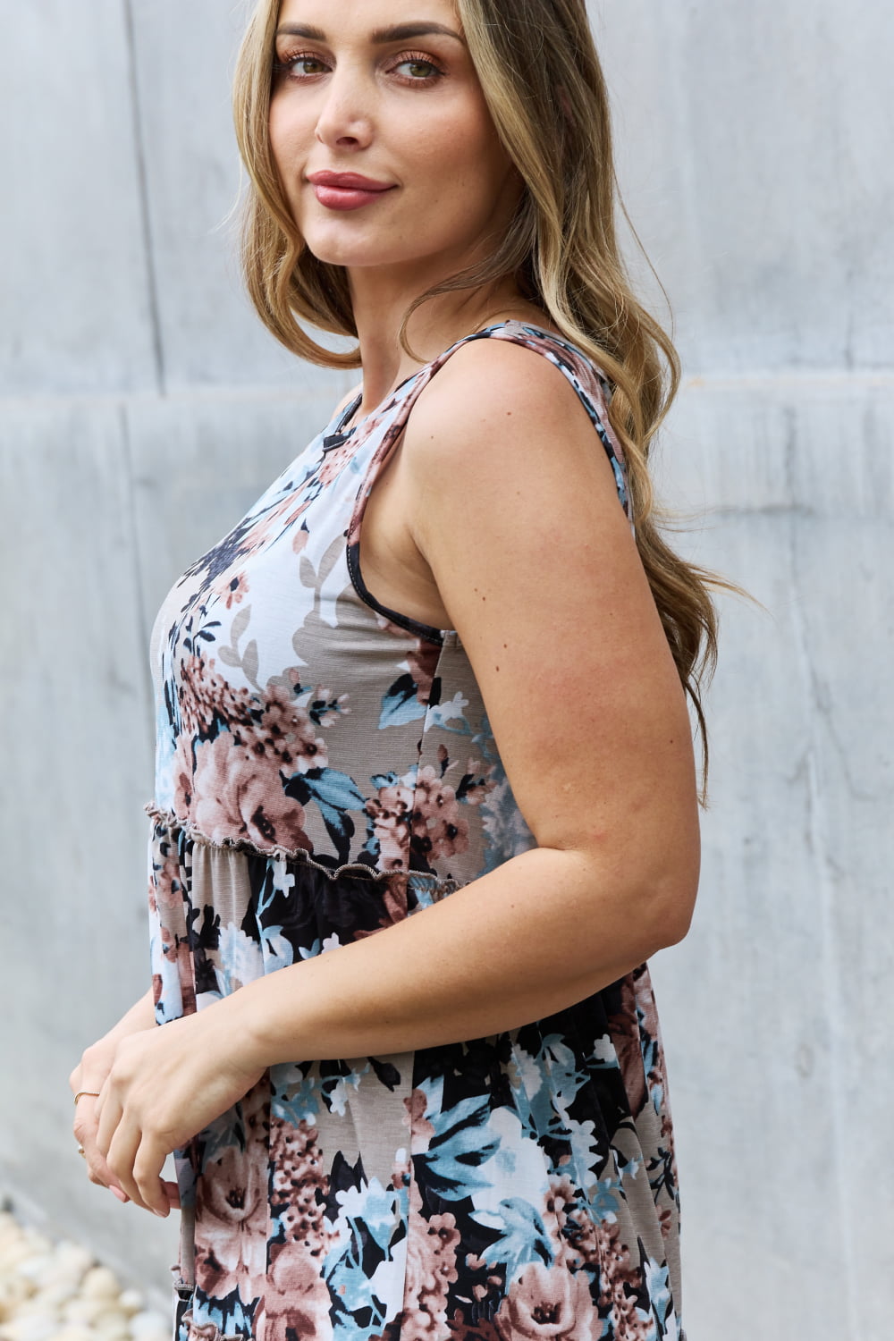 Floral Sleeveless | Dress