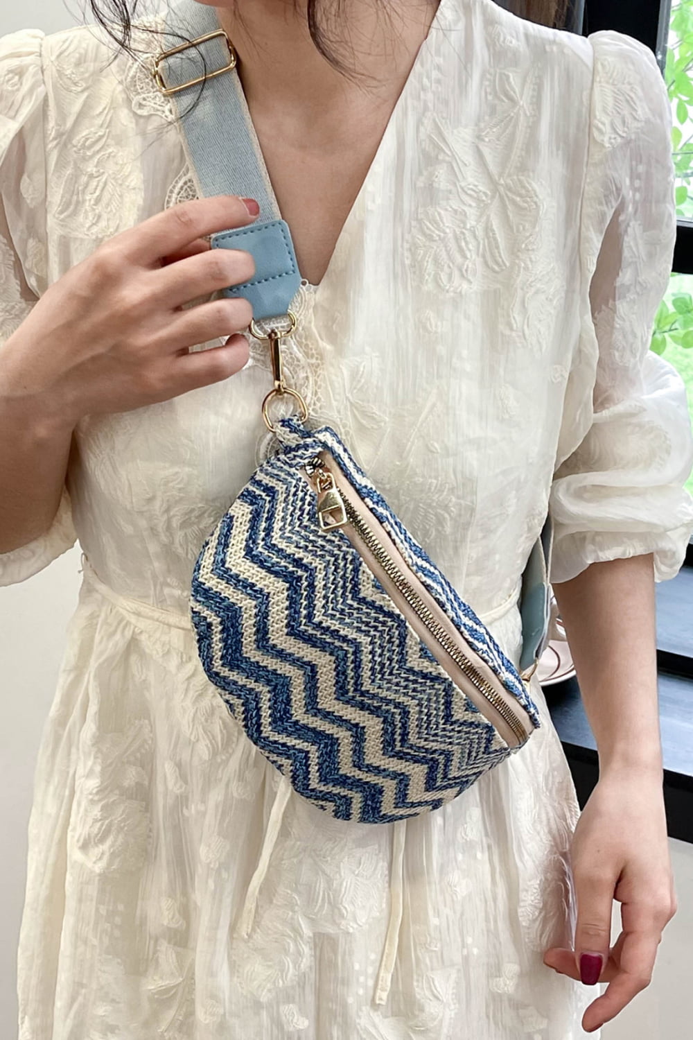 Zigzag Straw | Sling Bag