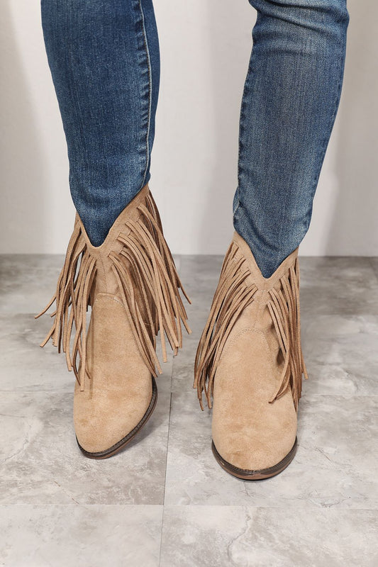 Fringe Cowboy Western Ankle | Boots