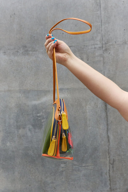 3-Piece Patterned Crossbody | Pouch