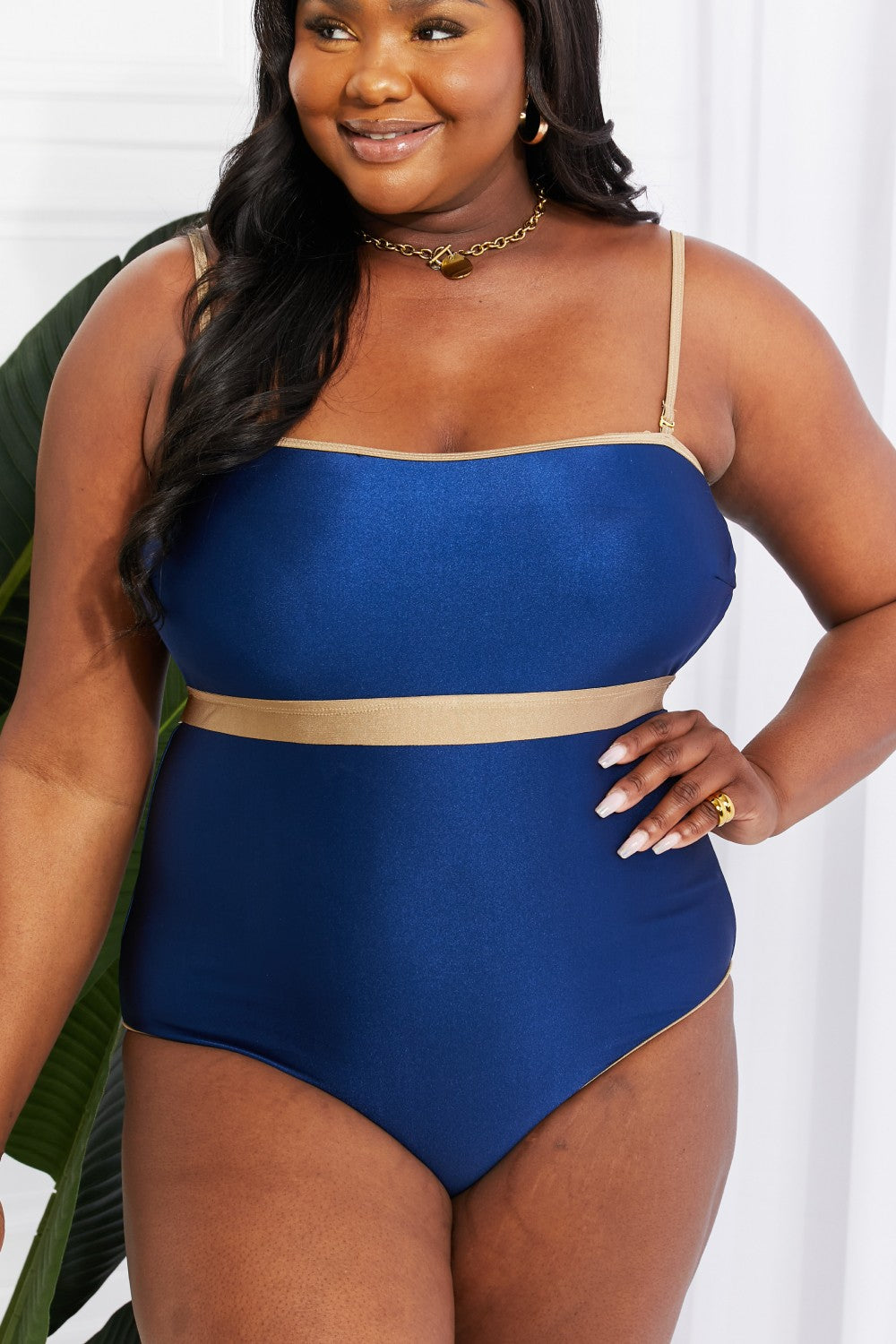 Contrast Trim | One-Piece Swimsuit