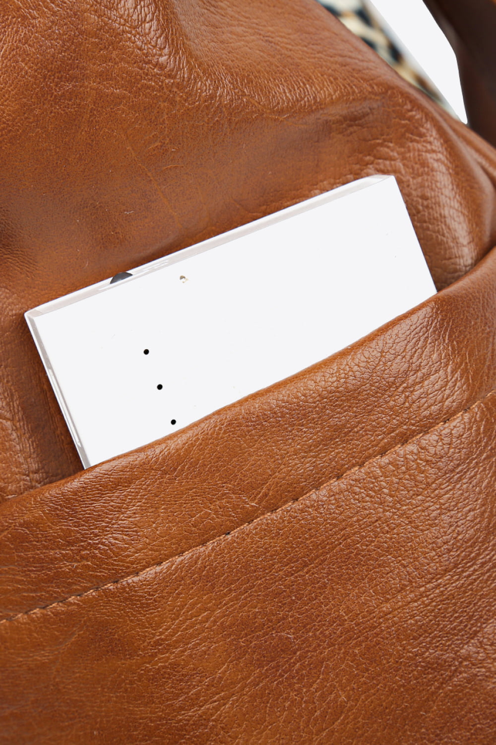 Tied Caramel Vegan Leather | Handbag