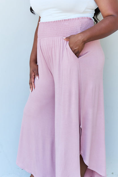 Wide Leg Palazzo in Lavender | Pants