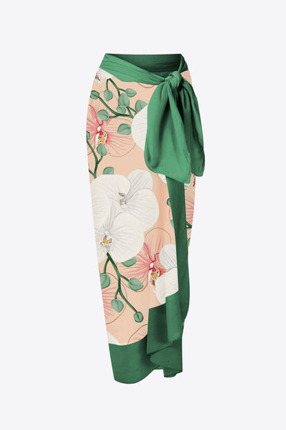 V-Neck Floral | Two-Piece Swim Set